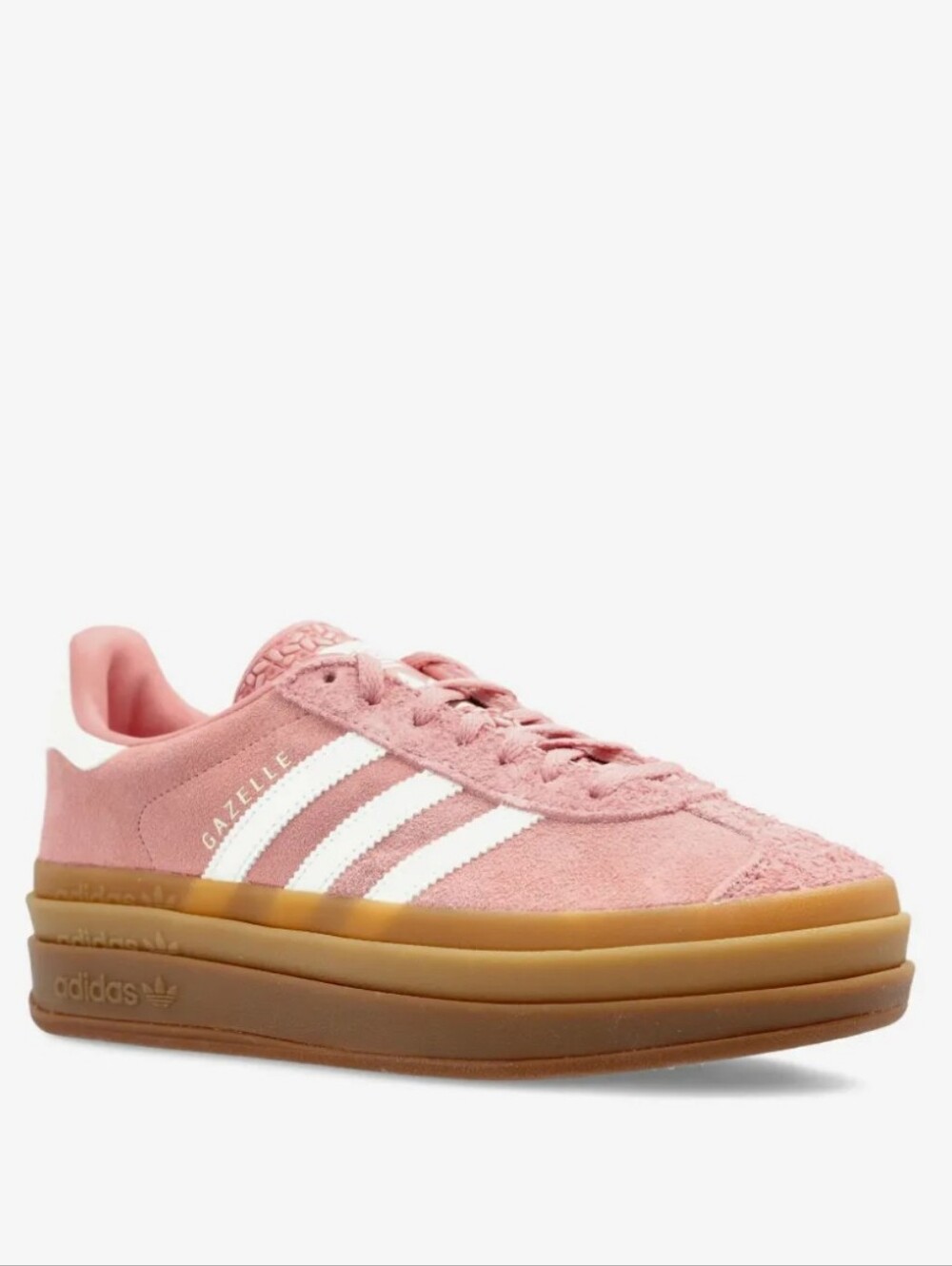 Adidas Gazelle Bold Women’s Pink Suede Platform Sneakers  Size 6.5 NWOB